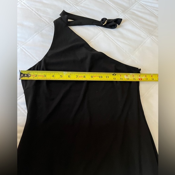 NWT Calvin Klein One Shoulder Sheath Dress with Attached Choker - Picture 15 of 15